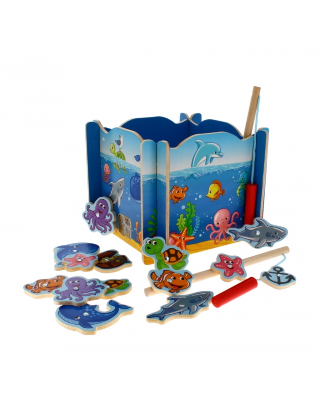 Junior Wooden Sea Creature Puzzle Game 20pcs