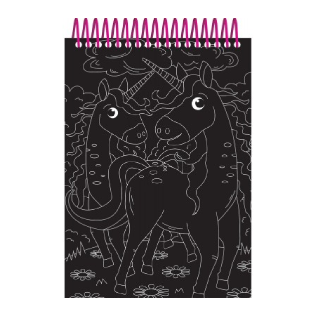 Scratch and Colour : Unicorns