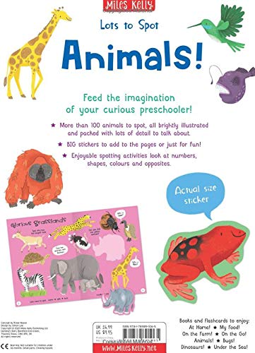 Lots to Spot Sticker Book Animals!