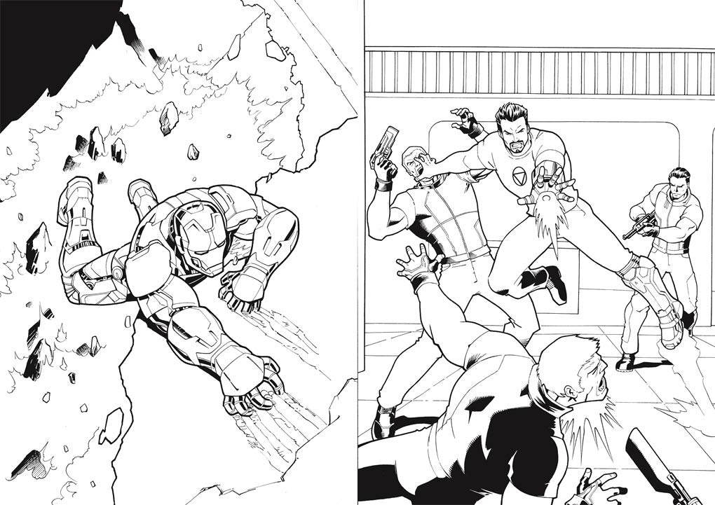 Marvel Super Hero Colouring Superhero Colouring Marvel