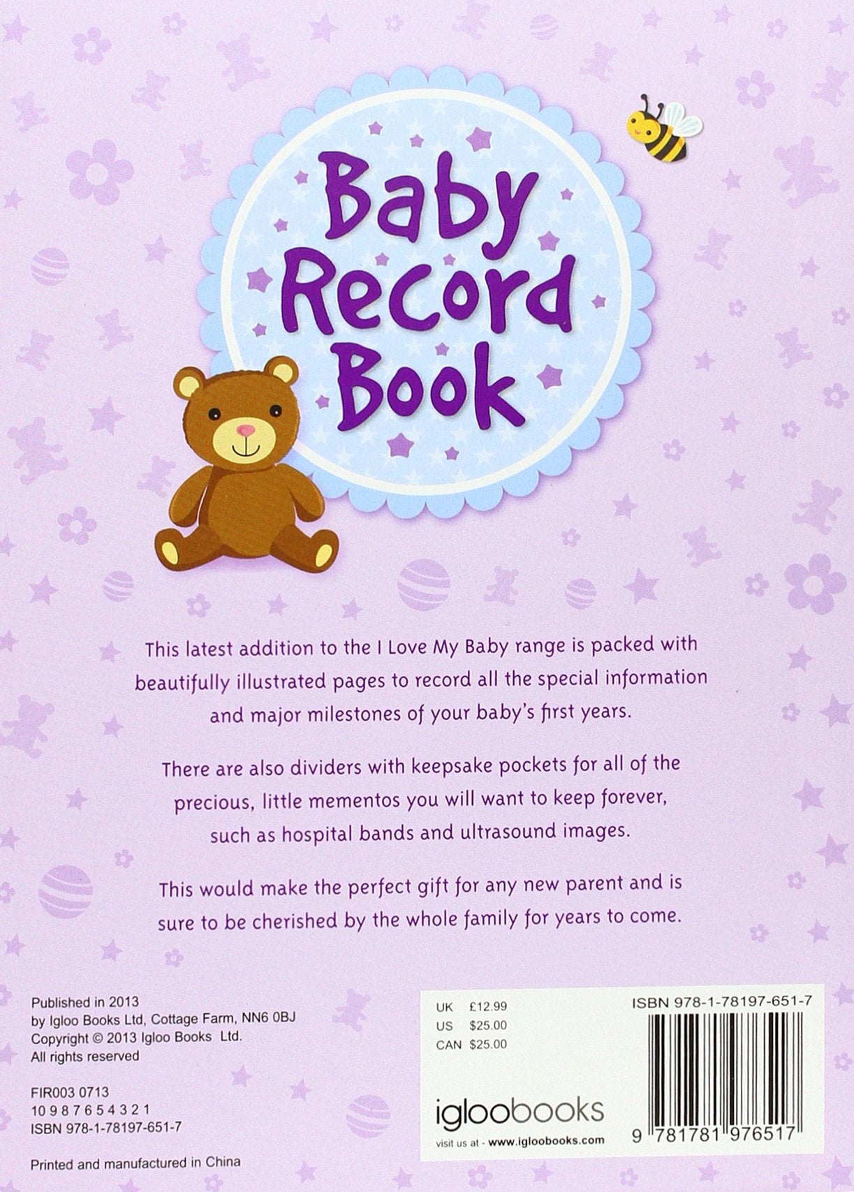 Baby Record Book