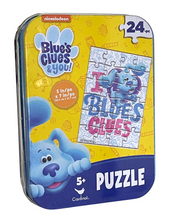 Load image into Gallery viewer, Blue&#39;s Clues &amp; You!: Travel Puzzle in Collectable Tin (24 pieces)