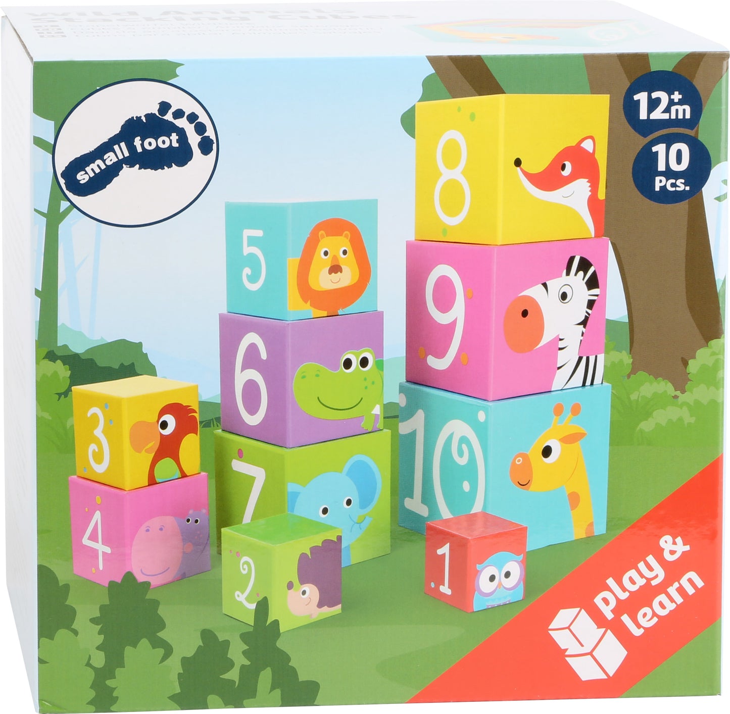 Legler: Wild Animal Stacking Cubes