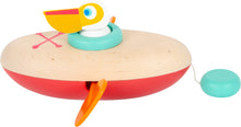 Load image into Gallery viewer, Water Toy Wind-Up Canoe Pelican