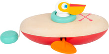 Load image into Gallery viewer, Water Toy Wind-Up Canoe Pelican