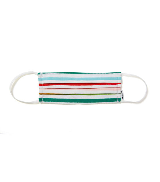 Kid's Rainbow Stripe Cotton Face Mask (XS)