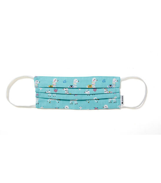 Kid's Llama Cotton Face Mask (XS)