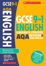 Load image into Gallery viewer, GCSE Grades 9-1: English Language and Literature AQA Revision and Exam Practice