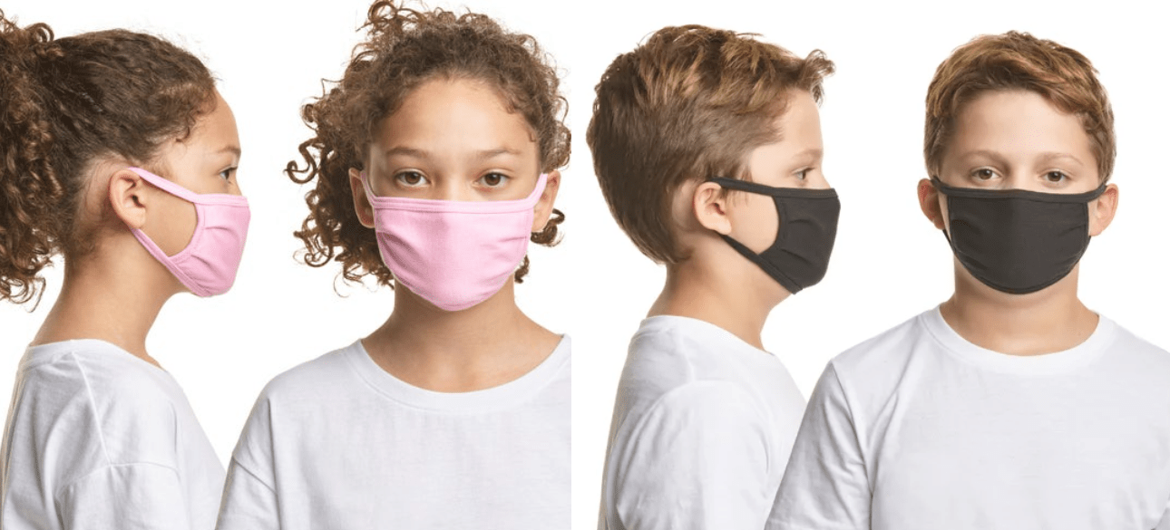 Hanes Youth X-Temp™ Face Masks, 5-Pack (Ages 5 to 8)