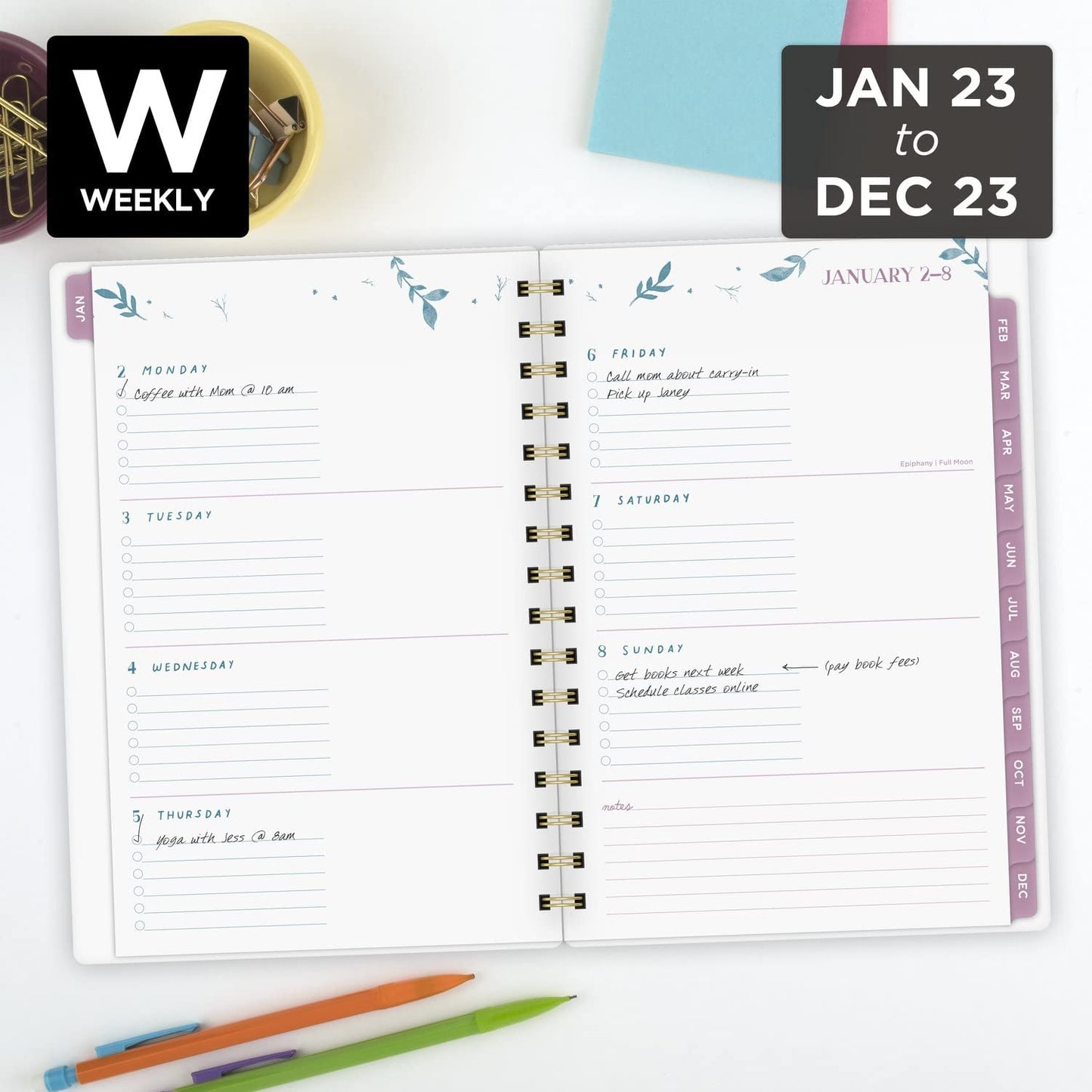 Meera Lee Patel for Cambridge 2023 Weekly Monthly Planner, Small, 5 1/2" x 8 1/2"