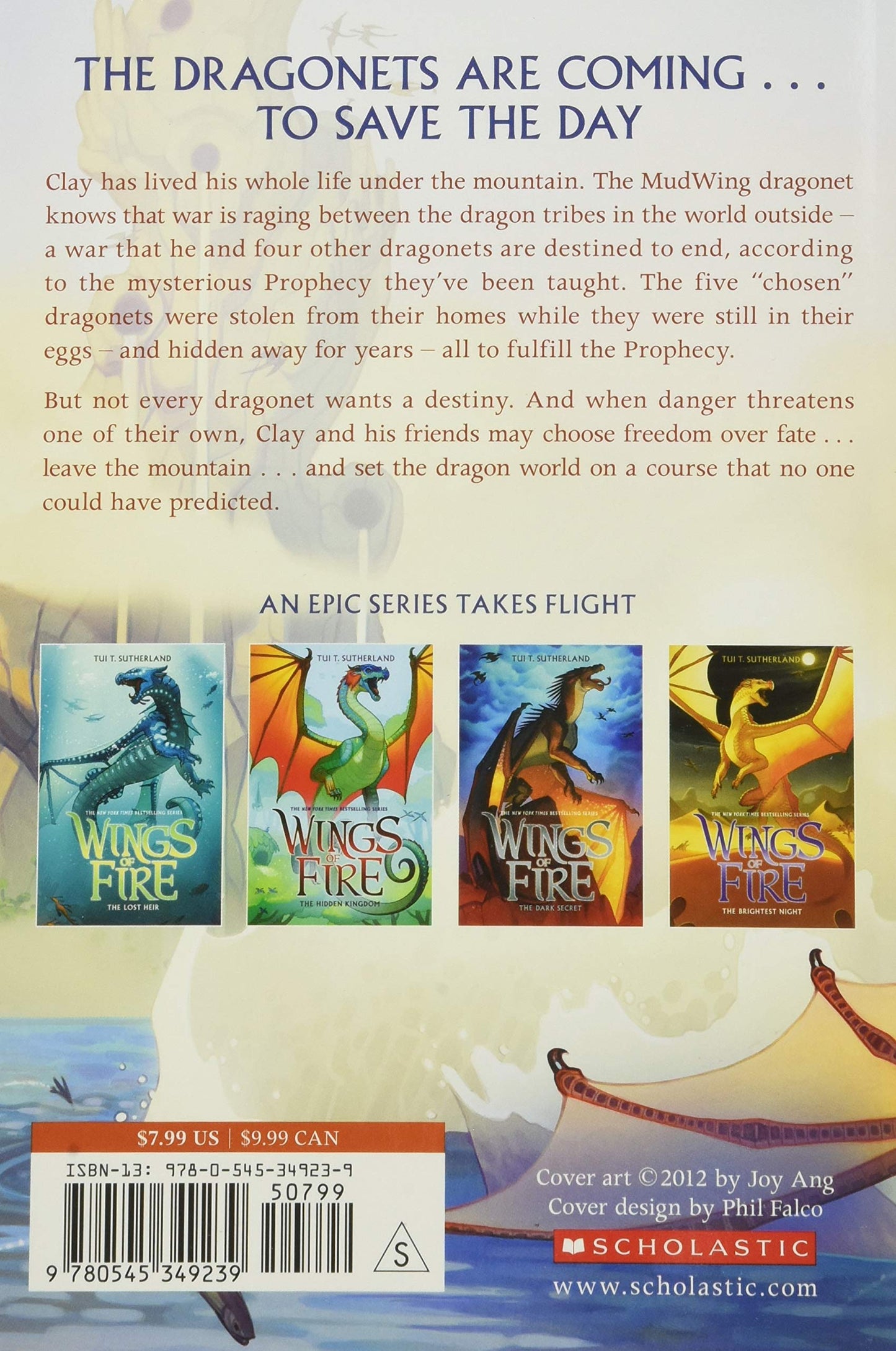 Wings of Fire Boxset, Books 1-5 (Wings of Fire)