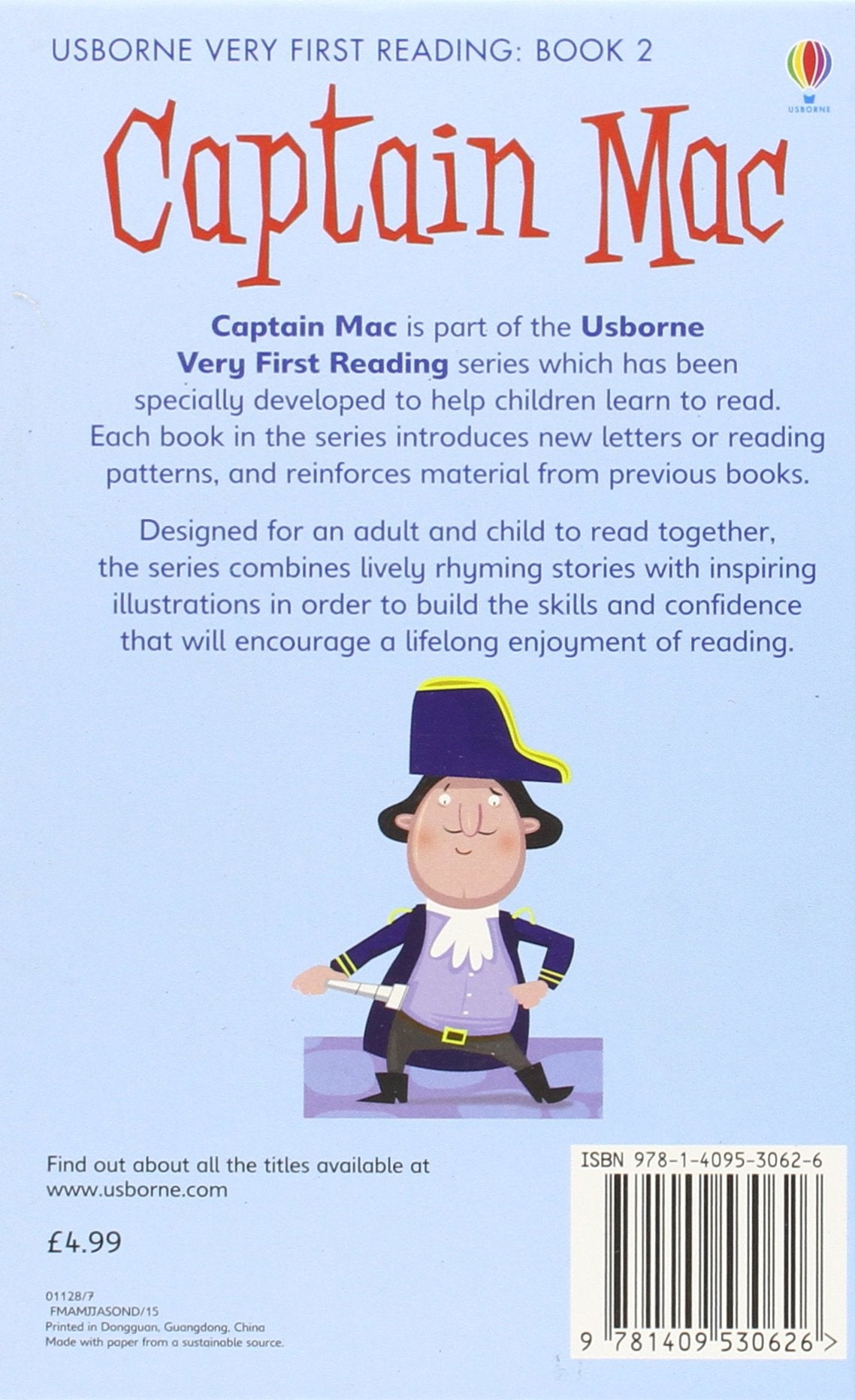 Usborne Very First Reading: Captain Mac