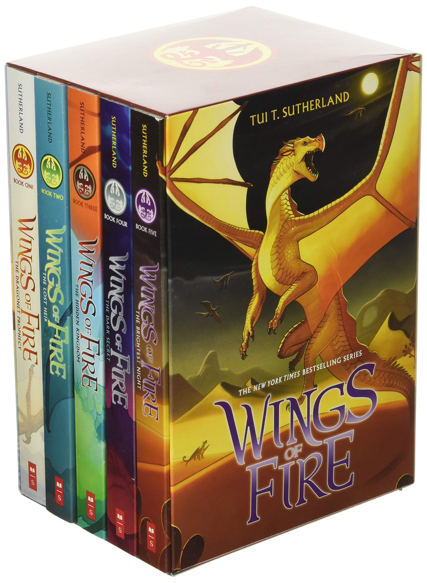 Wings of Fire Boxset, Books 1-5 (Wings of Fire)