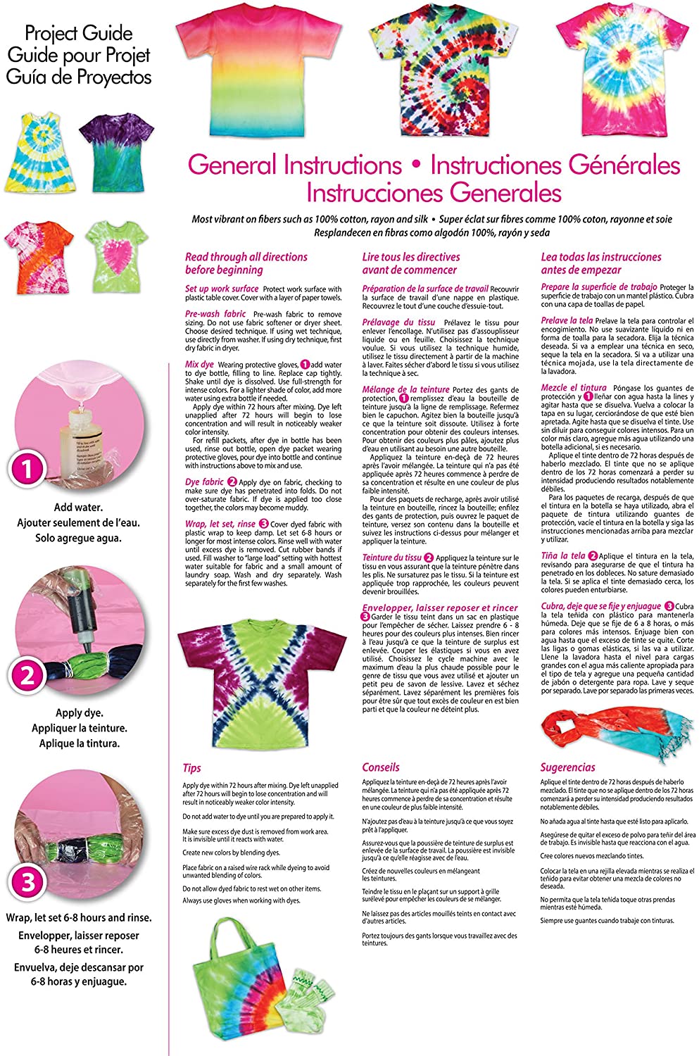 Tulip One-Step 5 Color Tie-Dye Kits Ultimate, 1.5oz