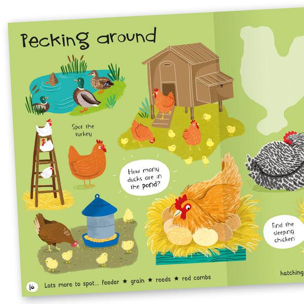 Lots to Spot: On the Farm! Sticker Book