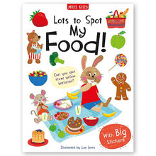 Load image into Gallery viewer, Lots to Spot: My Food! Sticker Book