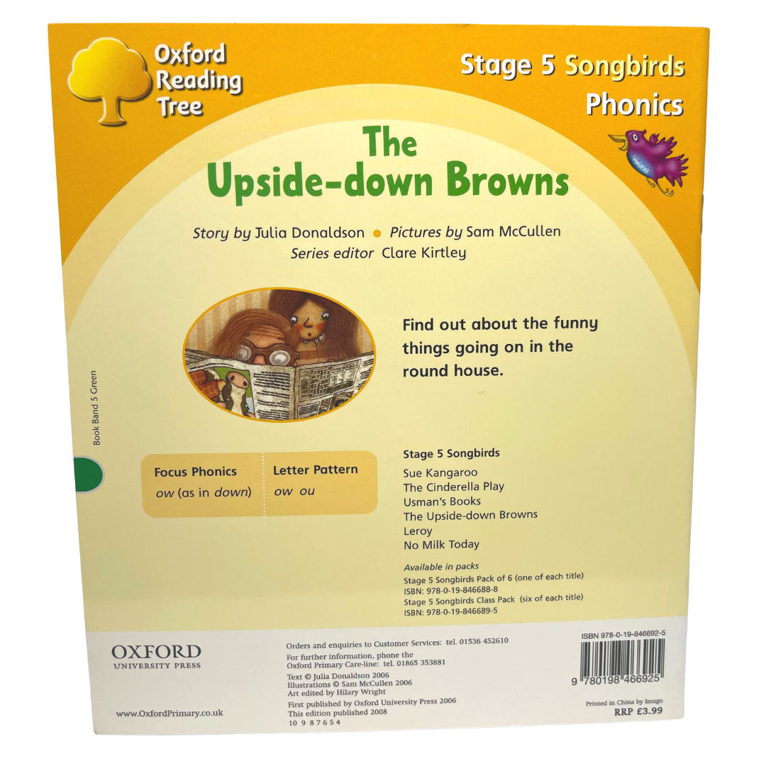 Read with Oxford: Julia Donaldson's Songbirds: The Upside-down Browns (Stage 5)