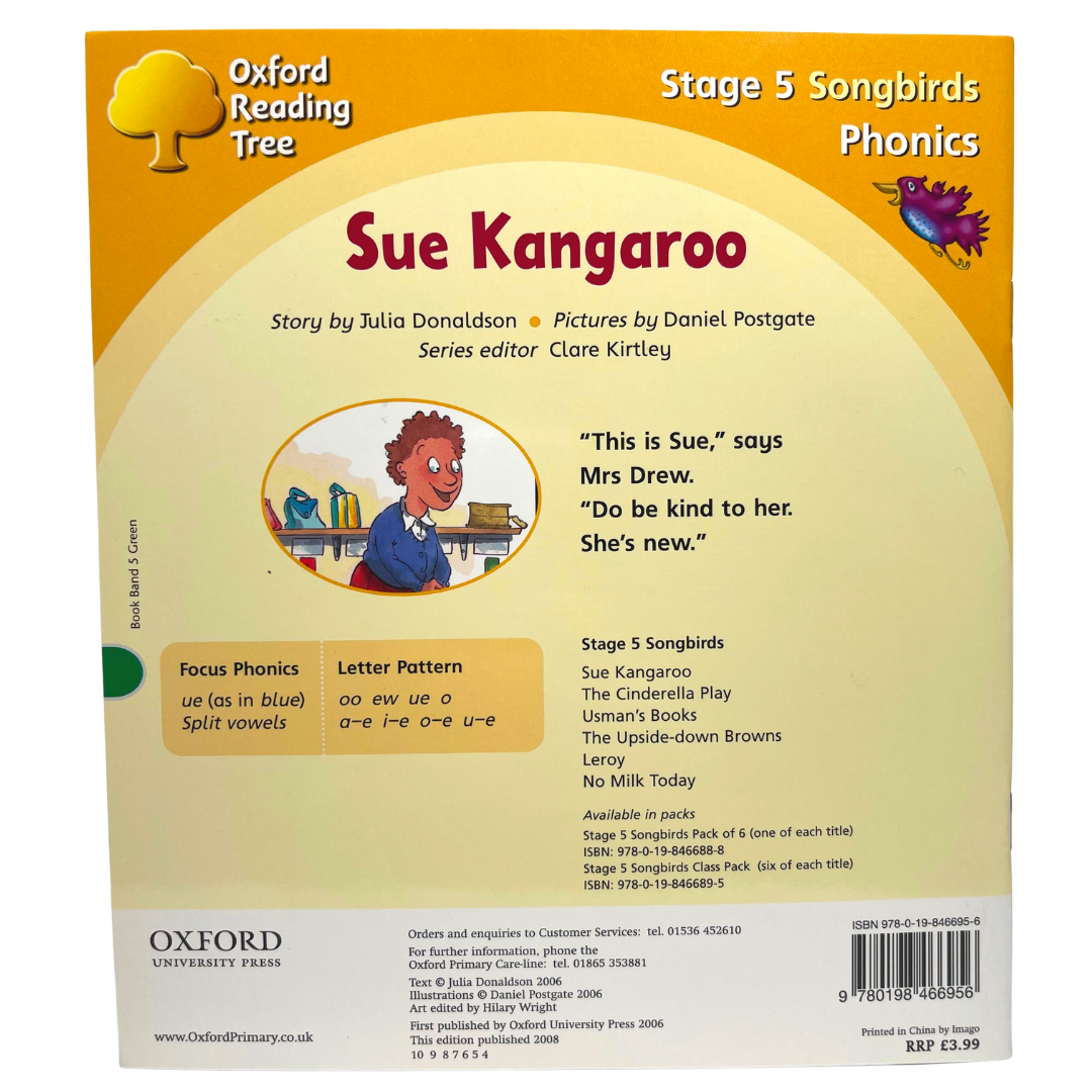 Read with Oxford: Julia Donaldson's Songbirds: Sue Kangaroo (Stage 5)