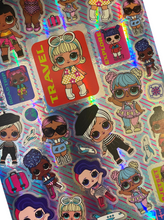 Load image into Gallery viewer, LOL Surprise Reward Stickers (Over 150 Puffy, Glitter, Foil &amp; Glossy)