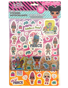 LOL Surprise Stickers: Over 150 Matte, Glitter, and Shiny Stickers!