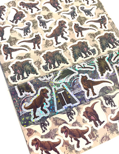 Jurassic World Stickers: Over 150 Matte, Glitter, and Shiny Stickers!