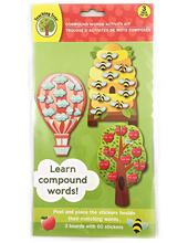 Load image into Gallery viewer, Teaching Tree: Learn Compound Words (3 Boards and 60 stickers)