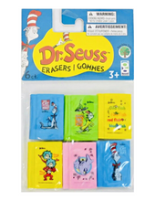 Load image into Gallery viewer, Dr. Seuss Book Erasers (6 pieces)