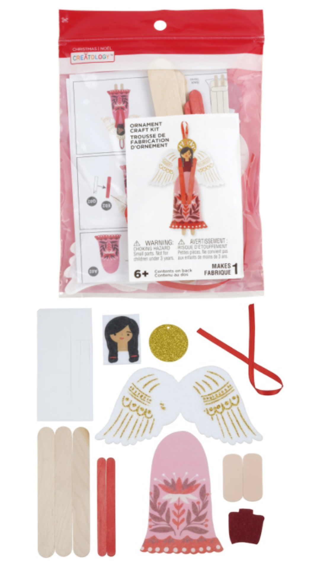 Angel Craft Stick Ornament Kit by Creatology™