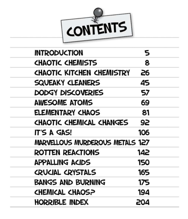 Horrible Science: Chemical Chaos