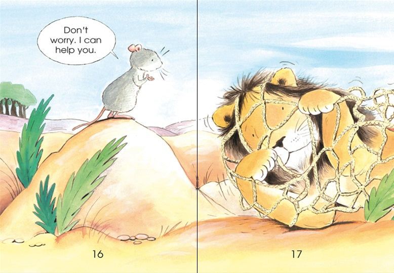 Usborne First Reading: The Lion and the Mouse (Level 1)