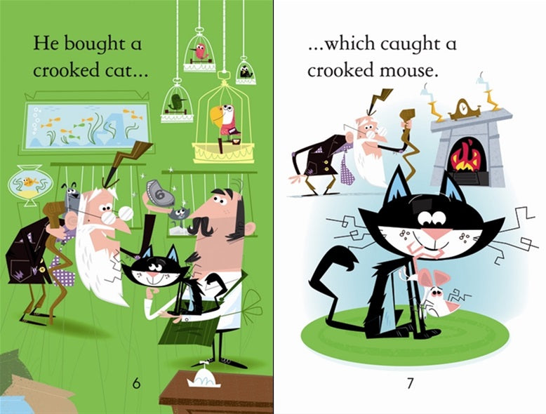 Usborne First Reading: There was a Crooked Man (Level 2)