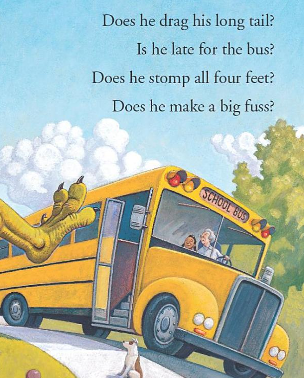 How Do Dinosaurs Go to School?