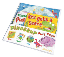 Load image into Gallery viewer, Dinosaur Puzzle Play Pack: Read, Puzzle, Play!