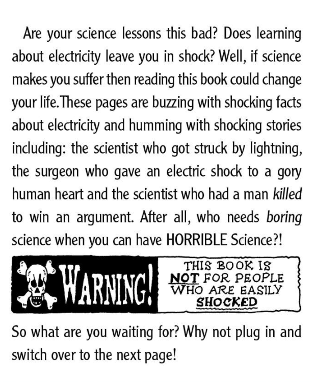 Horrible Science: Shocking Electricity