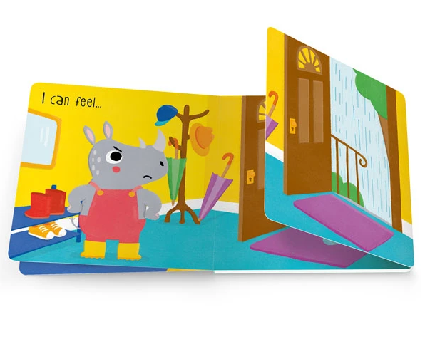 I Can Feel... (Board Book with Fold Out Pages)