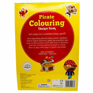 Pirate Colouring Sticker Book (with over 50 stickers!)