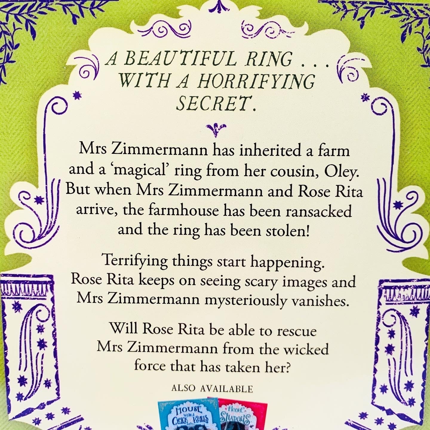 The Letter and the Witch and the Ring (#3) (from The House with a Clock in its Walls)