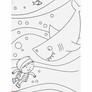 Pirate Colouring Sticker Book (with over 50 stickers!)