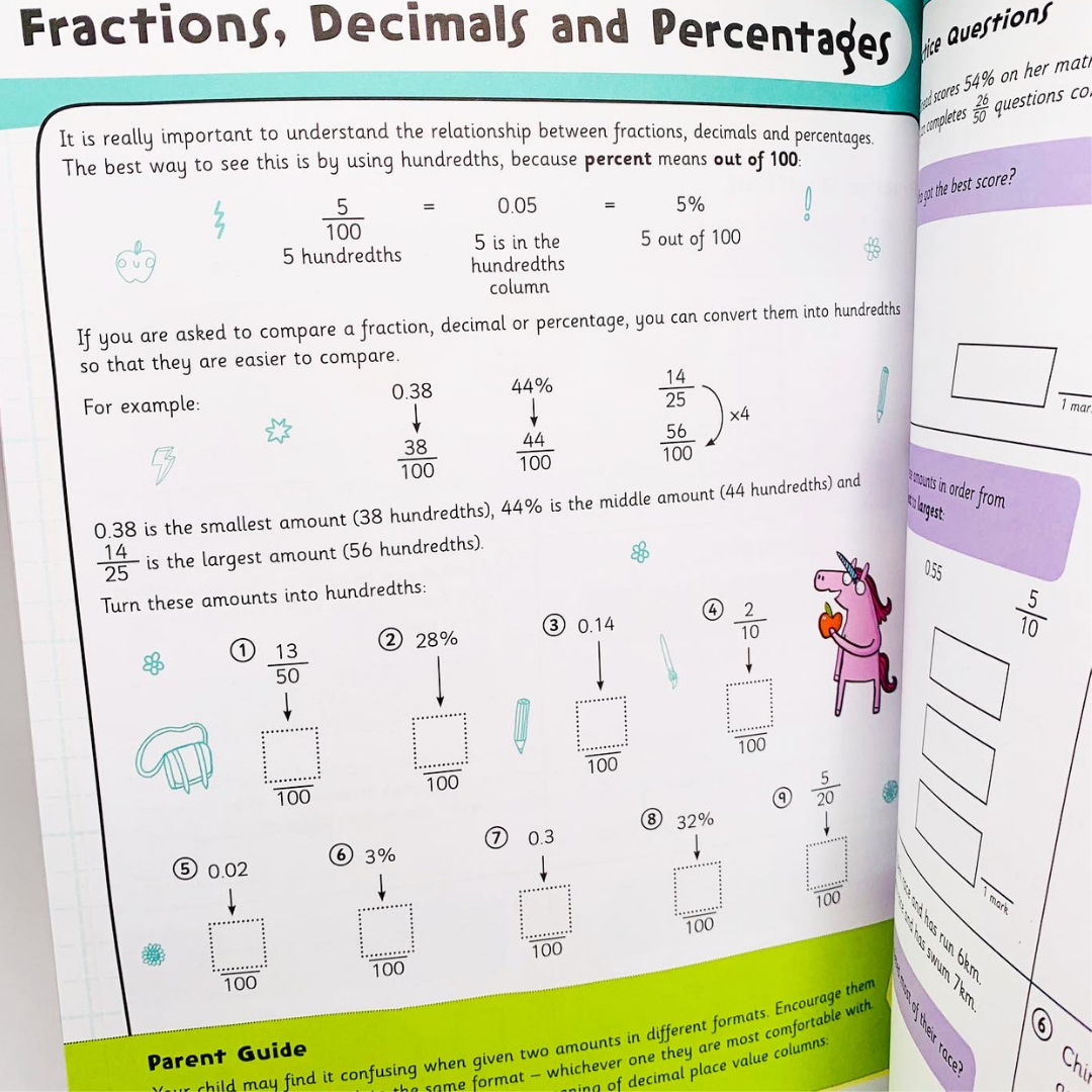 Help With Homework: Don't Panic Maths with Revision Poster Level 2 (Age 9+)