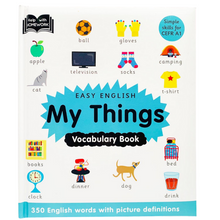 Load image into Gallery viewer, Help With Homework: Easy English My Things Vocabulary Book