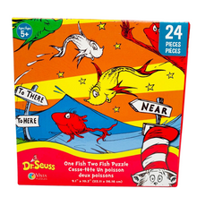 Load image into Gallery viewer, Dr. Seuss: One Fish, Two Fish Jigsaw Puzzle (24 pieces)