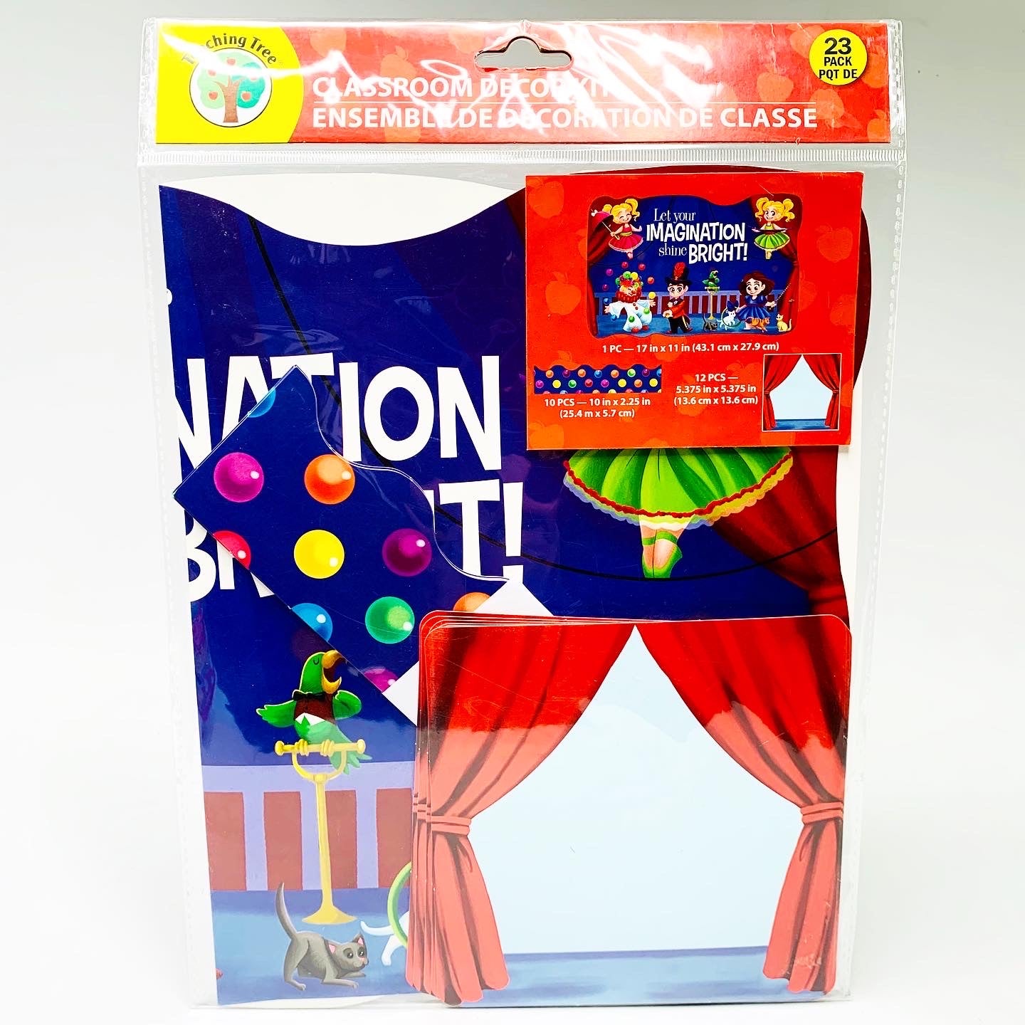 Teaching Tree: Let Your Imagination Shine Bright! Classroom Decor Kit