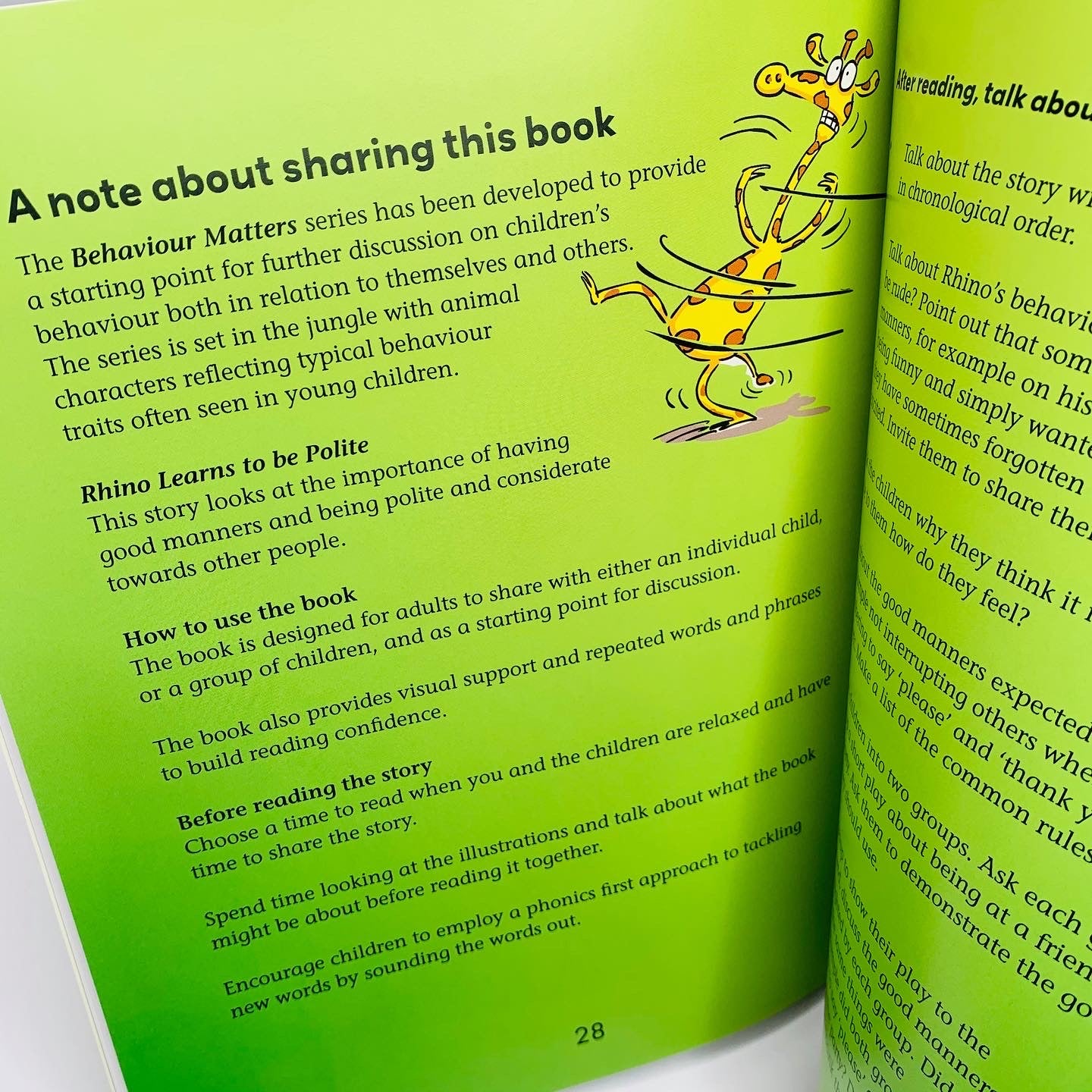 Behaviour Matters: Rhino Learns to be Polite: A book about good manners