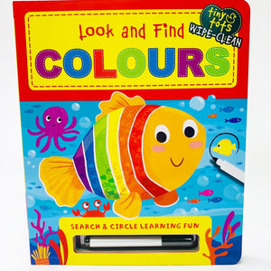 Tiny Tots Wipe Clean: Look and Find Colours