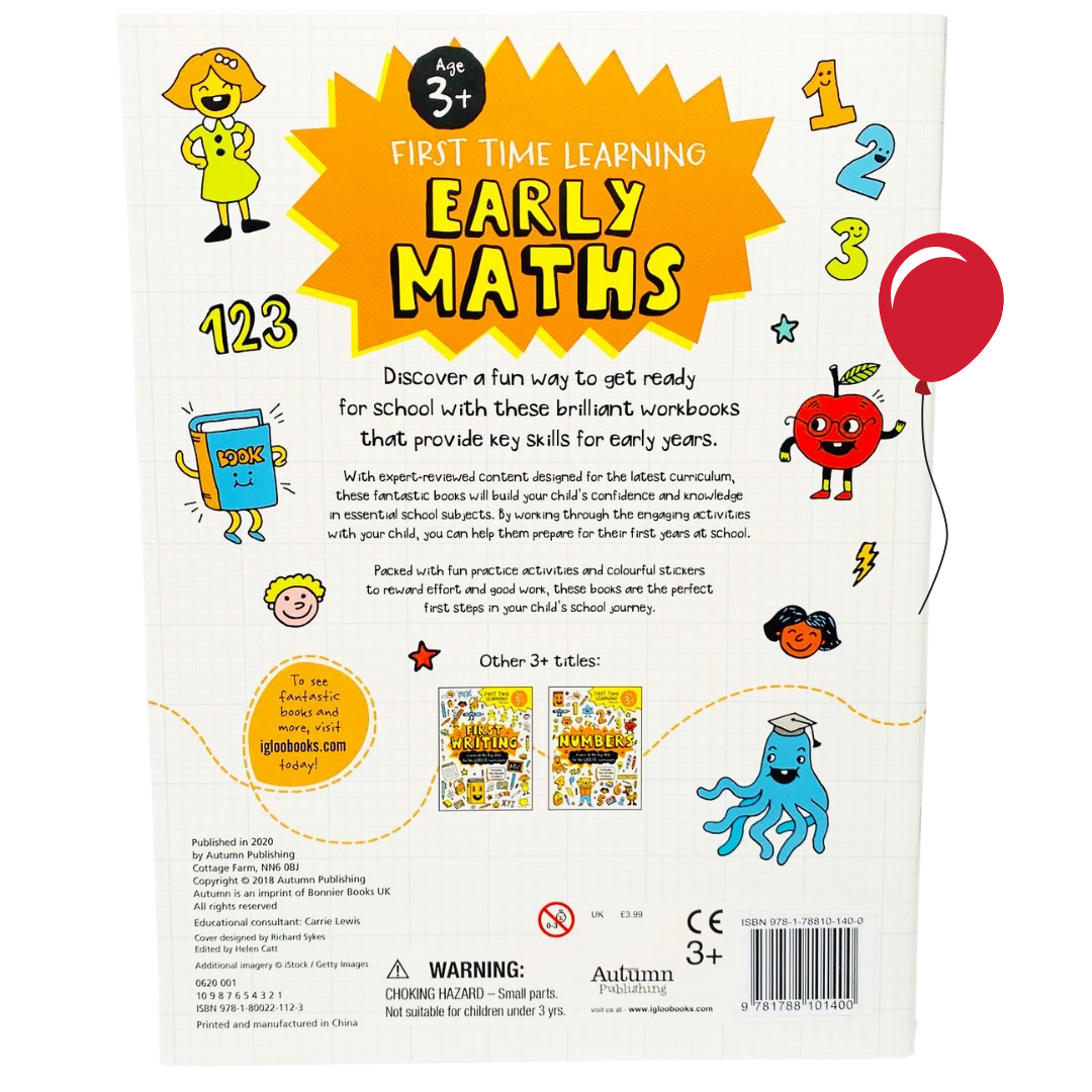 First Time Learning: Early Maths (Age 3+)
