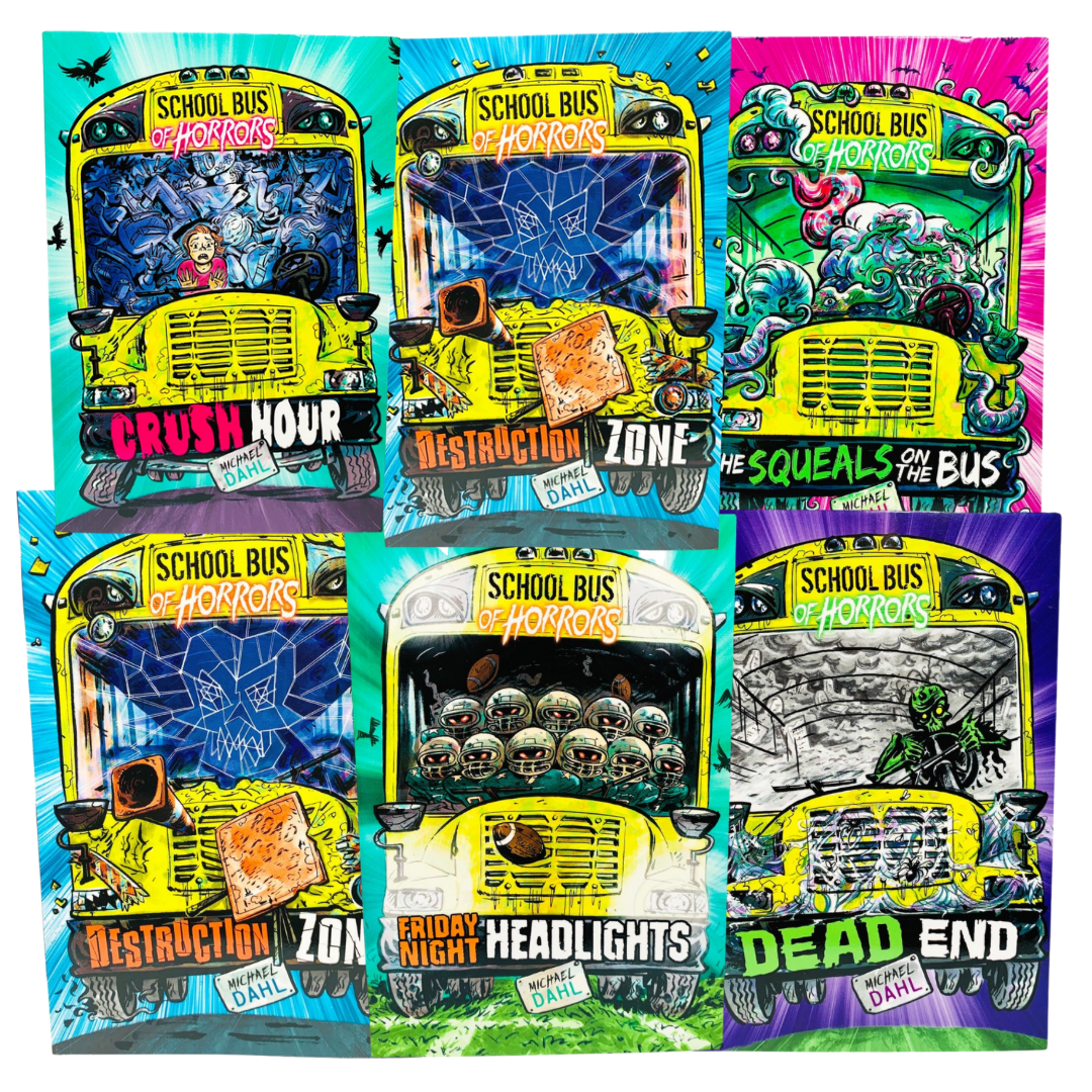 School Bus of Horrors 6 Book Collection