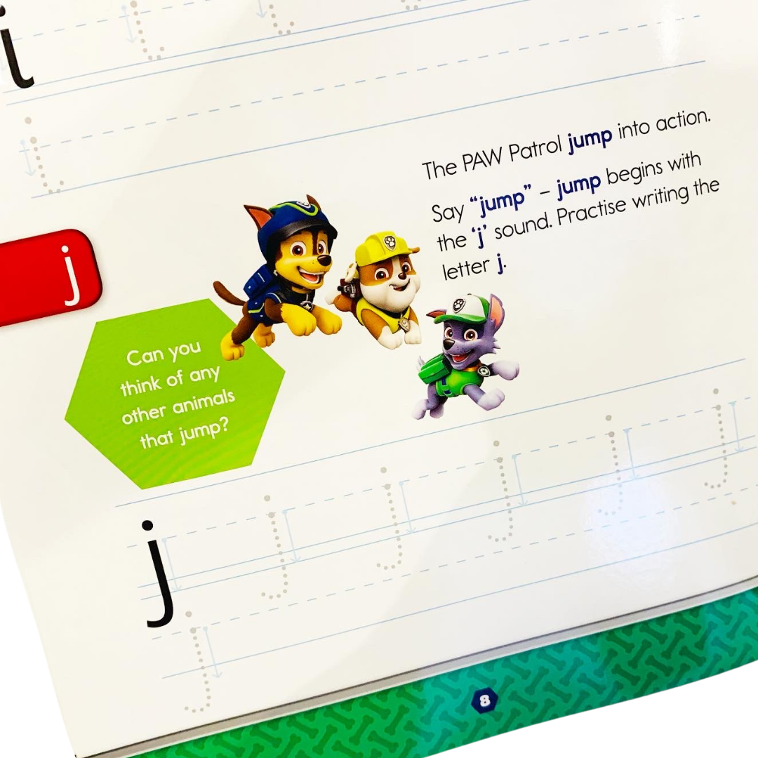 Paw Patrol: Wipe-Clean Alphabet (with dry erase pen)