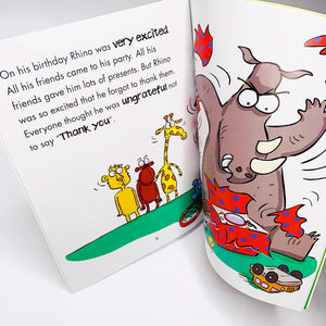 Behaviour Matters: Rhino Learns to be Polite: A book about good manners