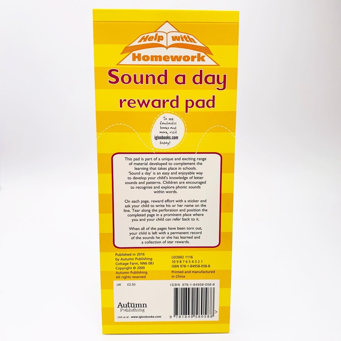 Help With Homework: Sound a Day Reward Pad (Ages 5+)