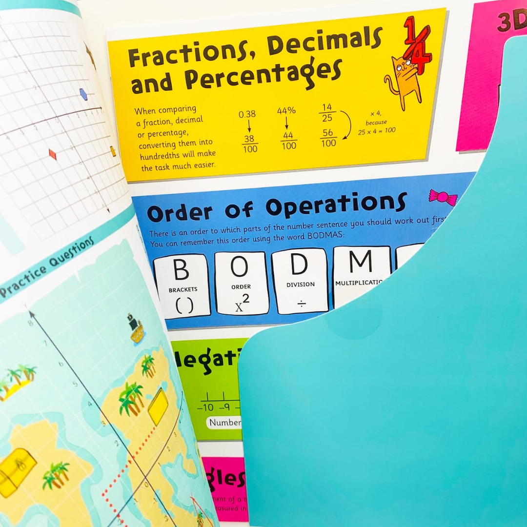 Help With Homework: Don't Panic Maths with Revision Poster Level 2 (Age 9+)